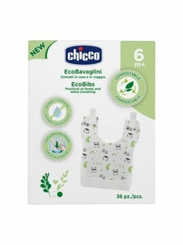 Schlussverkauf 😉 Baby Grundausstattung Chicco 36er-Pack Einweglätzchen Kompostierbar In Weiß Günstig Kaufen 😍 – Bild 2