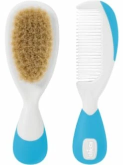 Aktion 🤩 Accessoires Chicco Kamm Und Bürste, Naturborsten, Blau Günstig Kaufen 👏