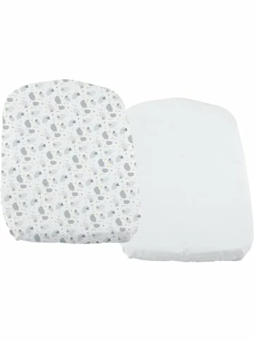 Top 10 🥰 Heimtextilien Chicco Spannbettlaken 2 Stück - Baby Hug, Grey Sheep, 100% Baumwolle Günstig Kaufen 💯